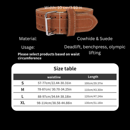 Premium Cowhide-Leather Belt