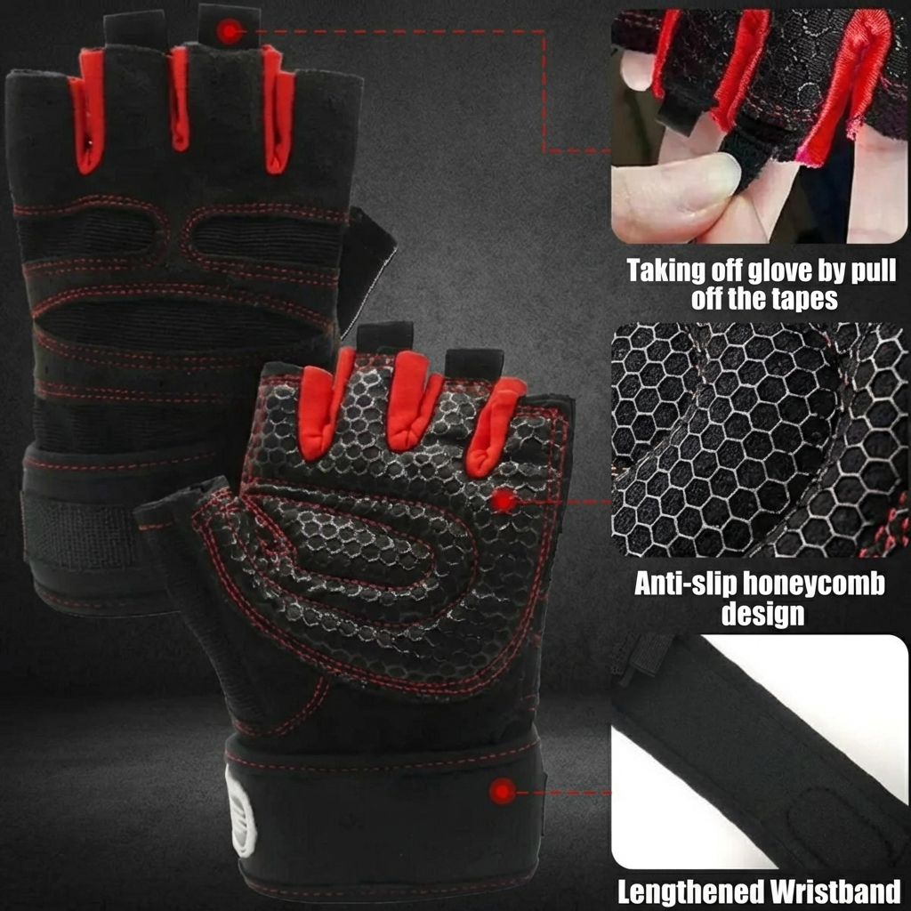 Training Wrist Wrap Gloves