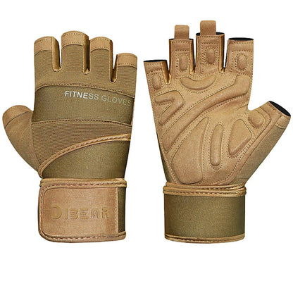 Premium Synthetic-Leather Padded Gloves
