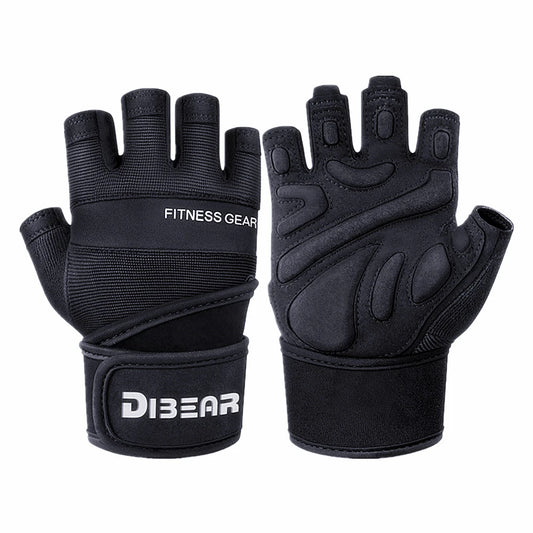 Premium Synthetic-Leather Padded Gloves