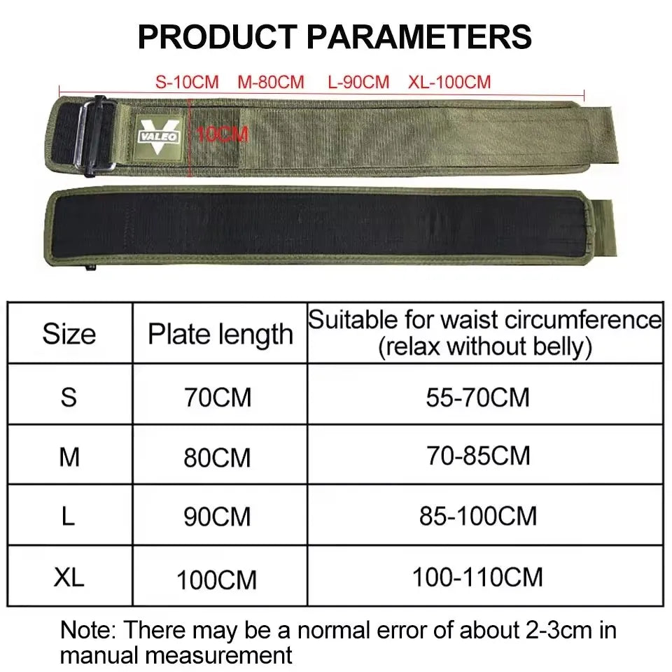 Valeo Weightlifting Strap Belt