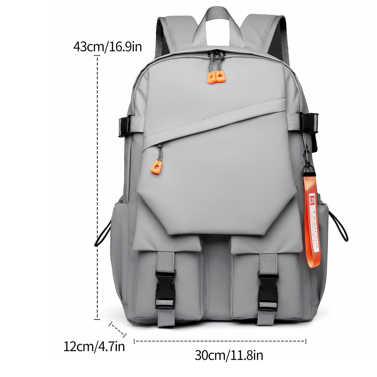 Water-Repellant Fabric Backpack