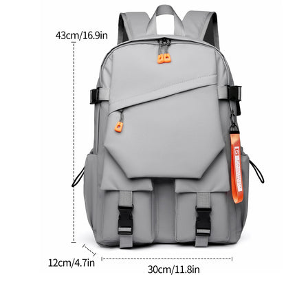 Water-Repellant Fabric Backpack