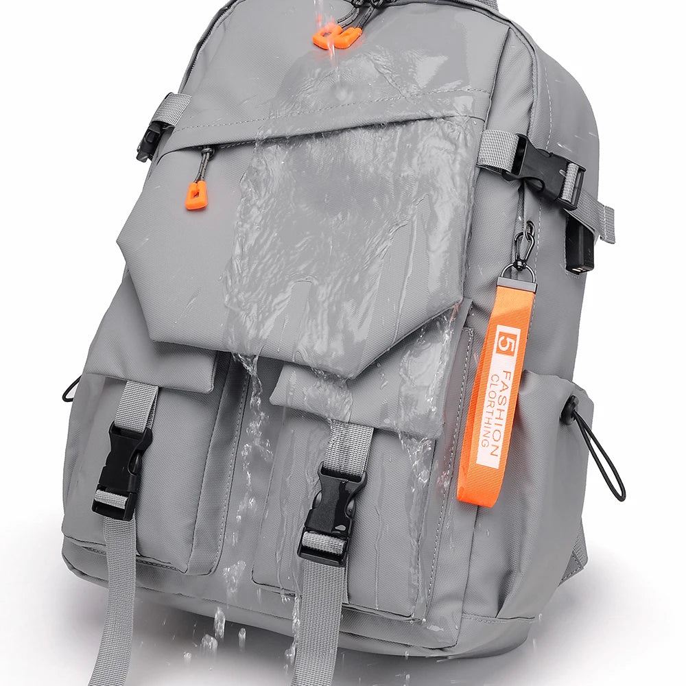 Water-Repellant Fabric Backpack