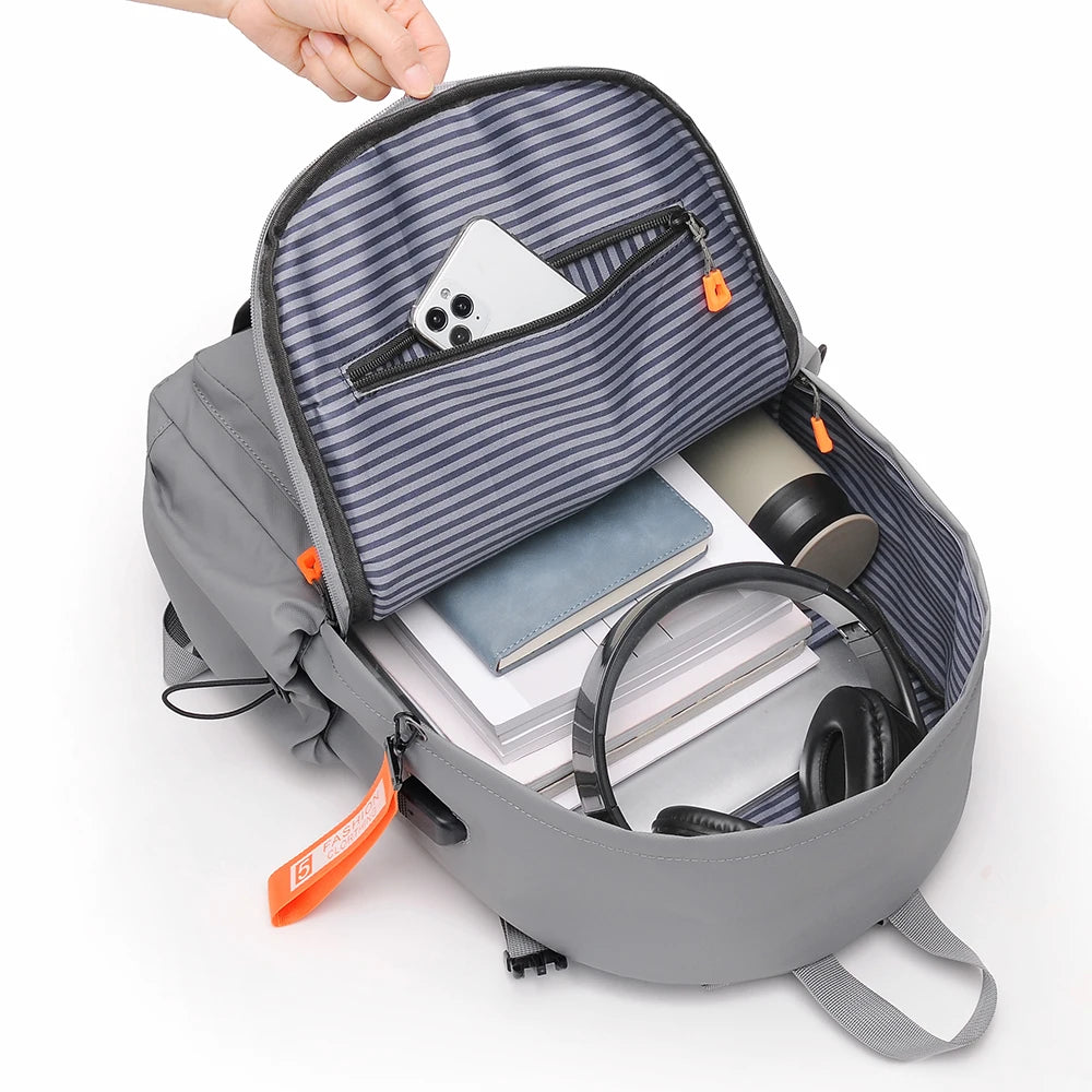 Water-Repellant Fabric Backpack