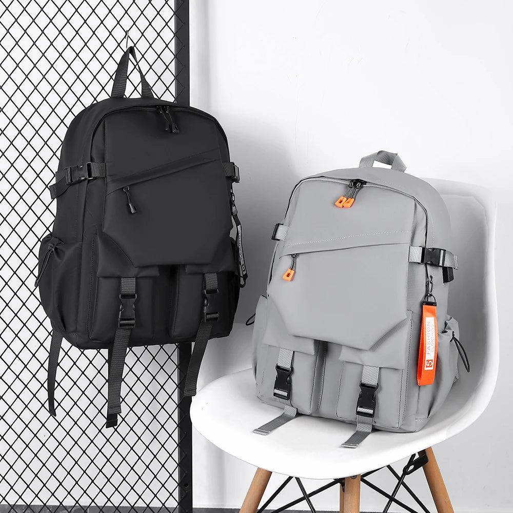 Water-Repellant Fabric Backpack
