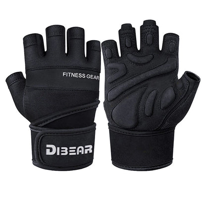 Premium Synthetic-Leather Padded Gloves