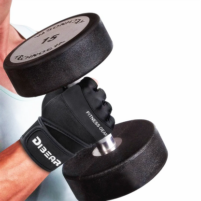 Premium Synthetic-Leather Padded Gloves