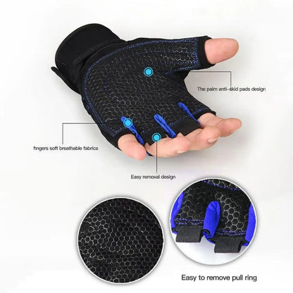 Training Wrist Wrap Gloves