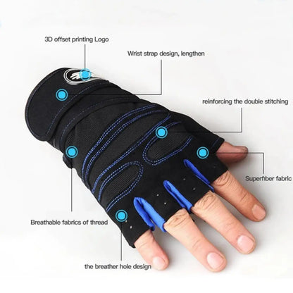 Training Wrist Wrap Gloves